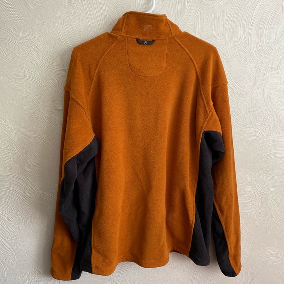COLUMBIA Orange Fleece Jacket Titanium - Picture 2 of 14